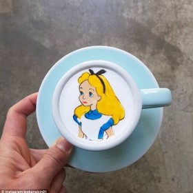 Latte painting 2