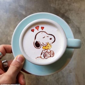 Latte painting