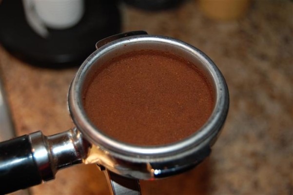 Espresso puck