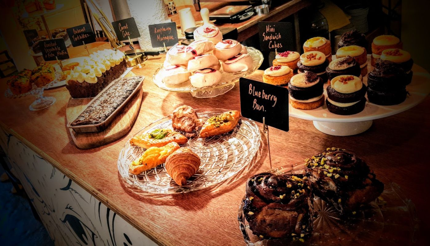 Cakes and bakes at Long and Short coffee